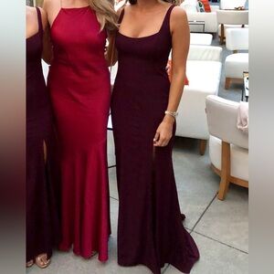 Amsale Burgundy Evening Gown, size 6